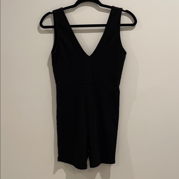 Lovers + Friends Pants - Lovers + Friends Black Short Jumpsuit